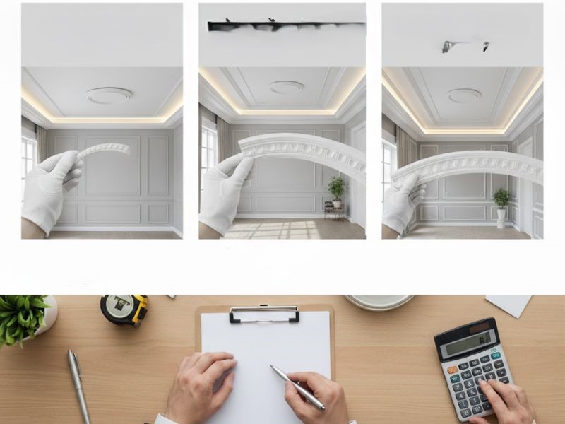 Kích thước phào chỉ tường