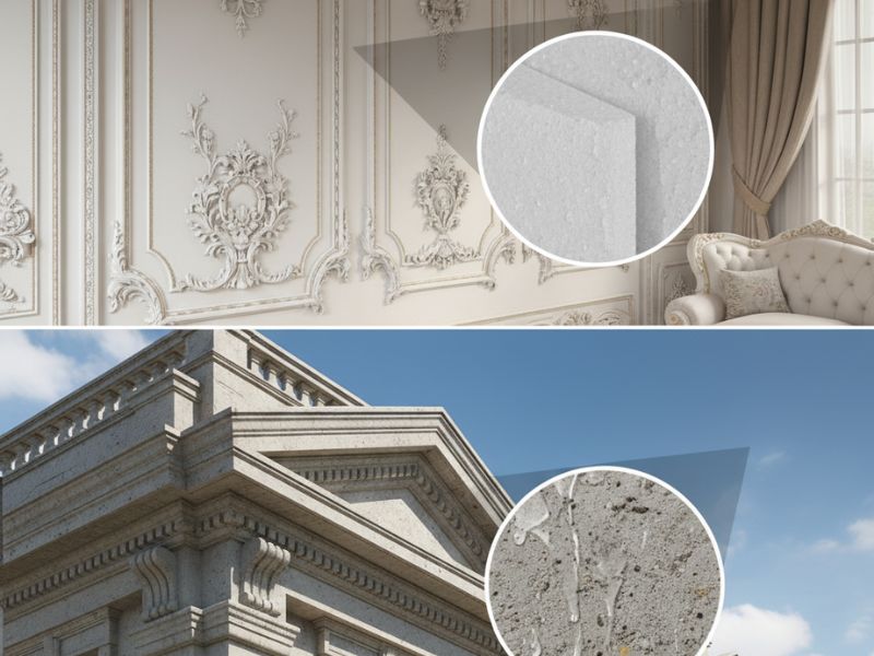 Kích thước phào chỉ tường