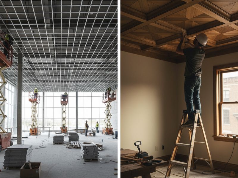 Làm trần gỗ bao nhiêu tiền 1m2