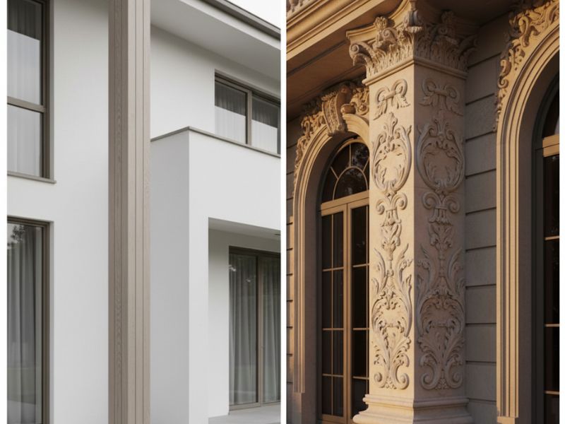 Những mẫu cột nhà vuông đẹp