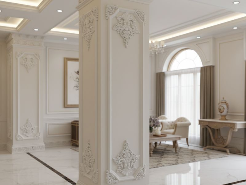 Những mẫu cột nhà vuông đẹp