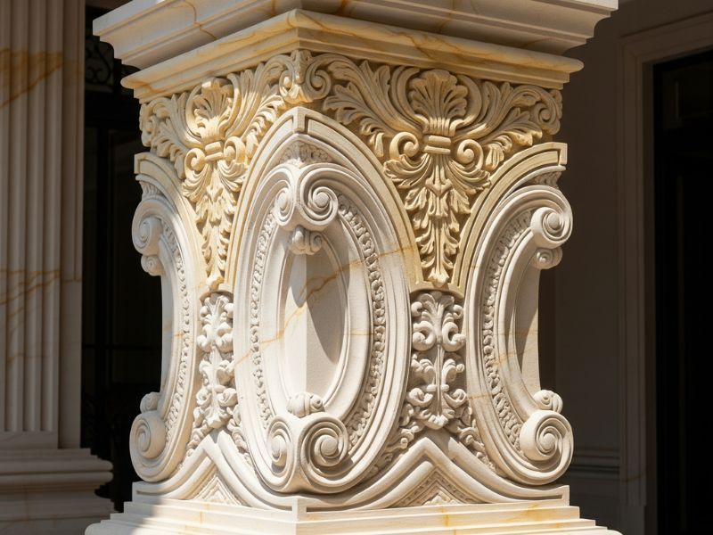 Những mẫu cột nhà vuông đẹp