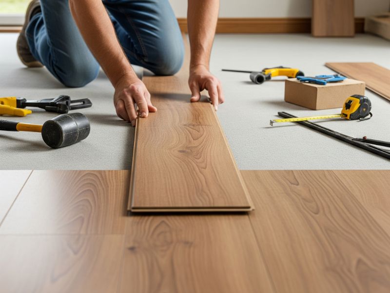 Sàn gỗ công nghiệp bao nhiêu tiền 1m2