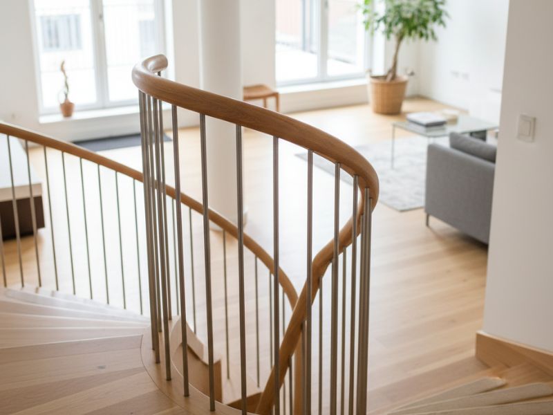 cách làm tay vịn cầu thang gỗ đẹp 