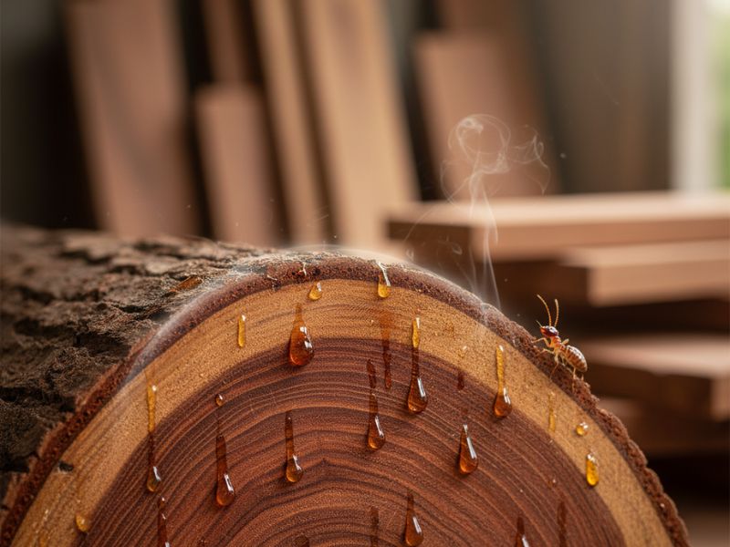 gỗ căm xe có bị mối mọt không