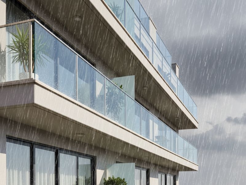 lan can sân thượng cao bao nhiêu