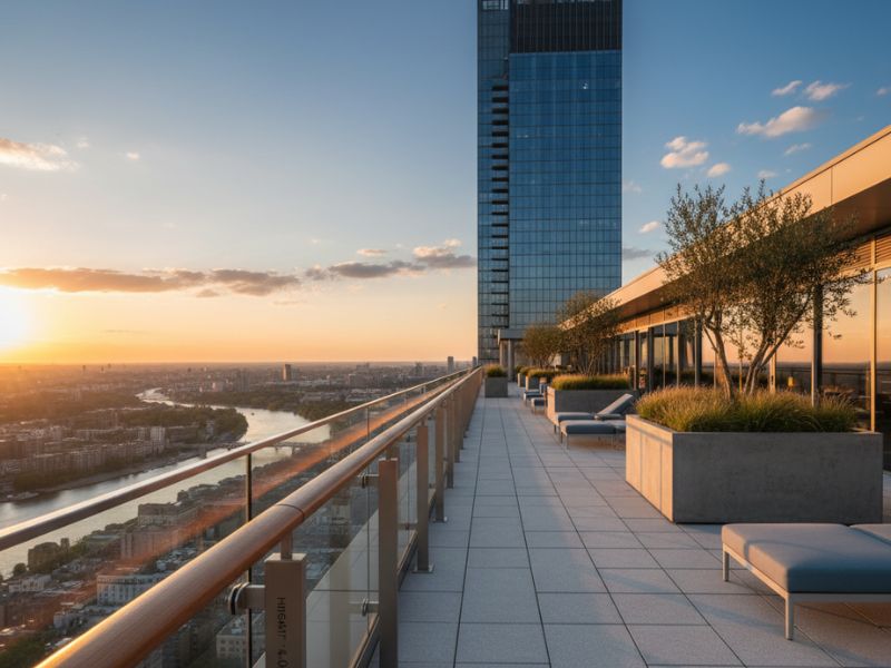 lan can sân thượng cao bao nhiêu