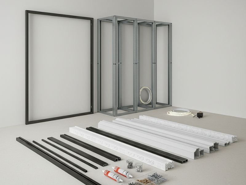 mẫu vách tivi nhựa nano