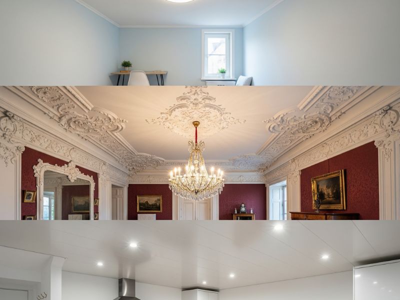 nên làm trần thạch cao hay trần nhựa nano