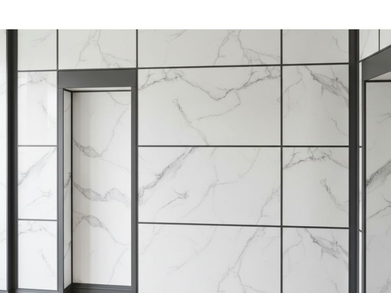 Kích thước tấm nhựa ốp tường giả đá