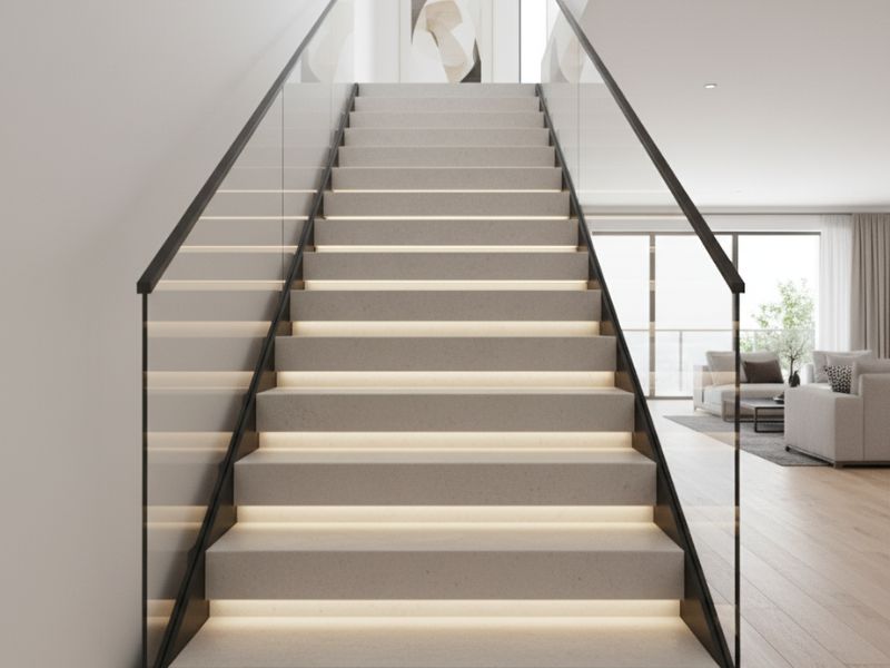 kích thước cầu thang 2 chiếu