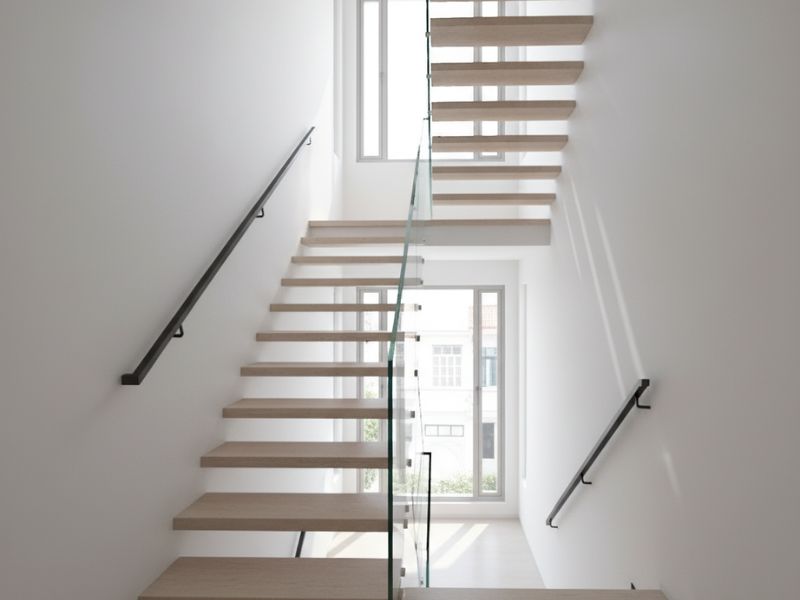 kích thước cầu thang 2 chiếu